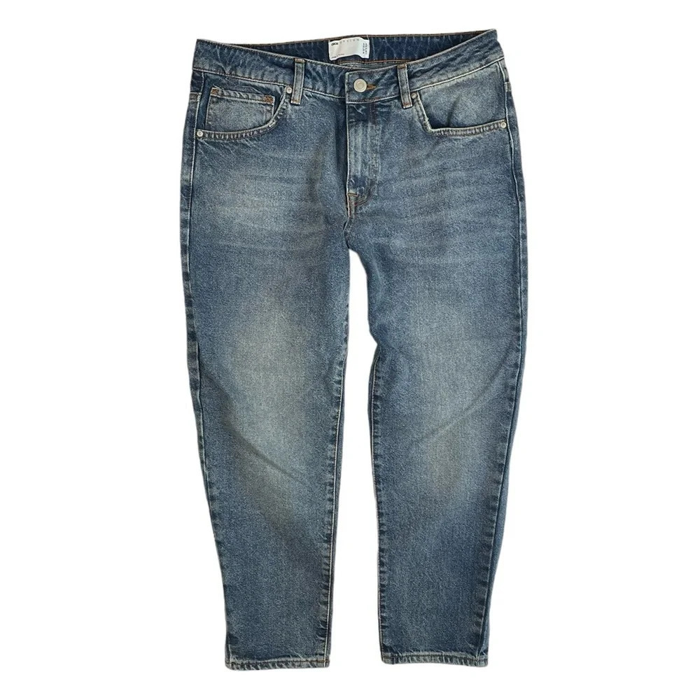 MJ183 Men’s ASOS Design Brand Athletic Tapered Leg Denim Jeans 32x30